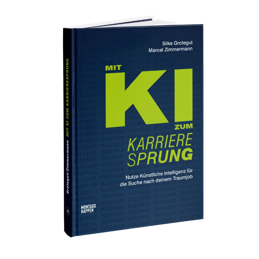 MH-Produktbild-Mit KI zum Karrieresprung Buchcover von Mit KI zum Karrieresprung. Nutze Künstliche Intelligenz für die Suche nach deinem Traumjob
